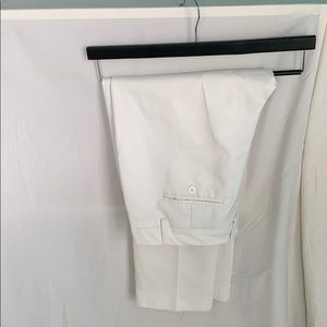 Understated White Trouser